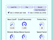 Screenshot of the application